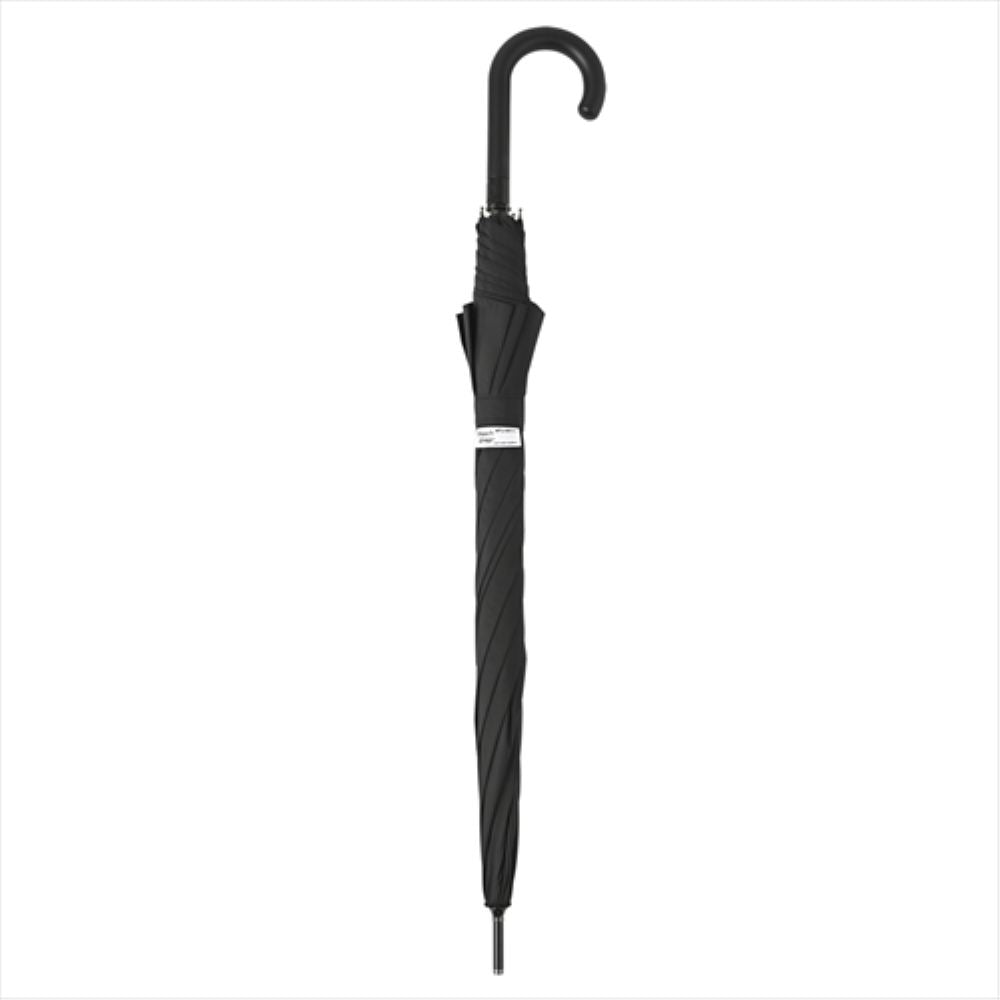 晴雨兼用 長傘 65cm ピーチドロップ 耐風 51831BK 【直送品】 返品・キャンセル・他商品と同時購入は不可