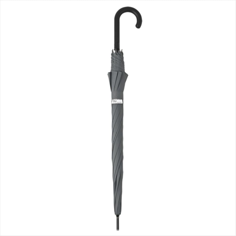 晴雨兼用 長傘 65cm ピーチドロップ 耐風 51833GY 【直送品】 返品・キャンセル・他商品と同時購入は不可