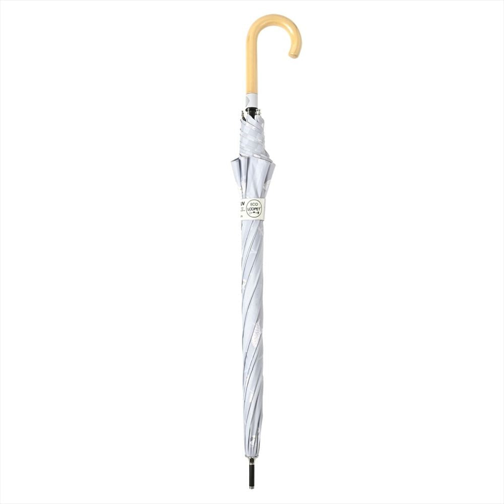晴雨兼用 長傘 63cm エコルーペット フクロウ 17351GY 【直送品】 返品・キャンセル・他商品と同時購入は不可
