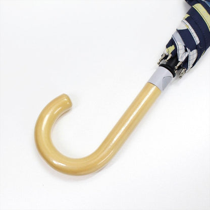 晴雨兼用 長傘 63cm エコルーペット 17391NV 【直送品】 返品・キャンセル・他商品と同時購入は不可
