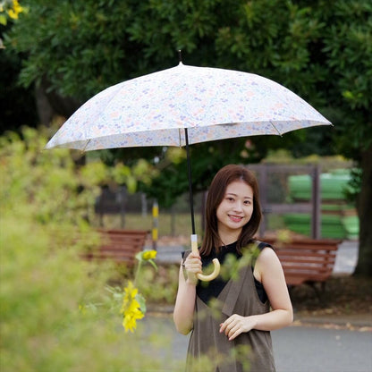 晴雨兼用 長傘 63cm エコルーペット17431OF 【直送品】 返品・キャンセル・他商品と同時購入は不可