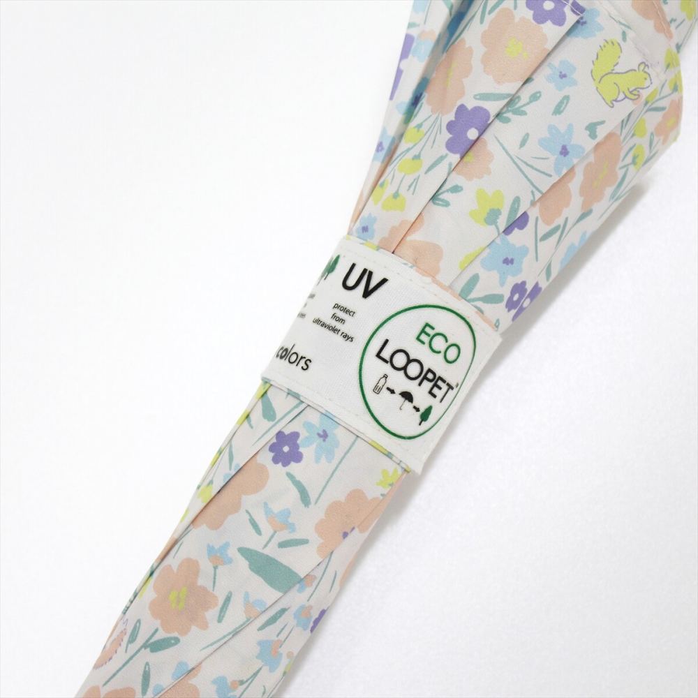 晴雨兼用 長傘 63cm エコルーペット17431OF 【直送品】 返品・キャンセル・他商品と同時購入は不可
