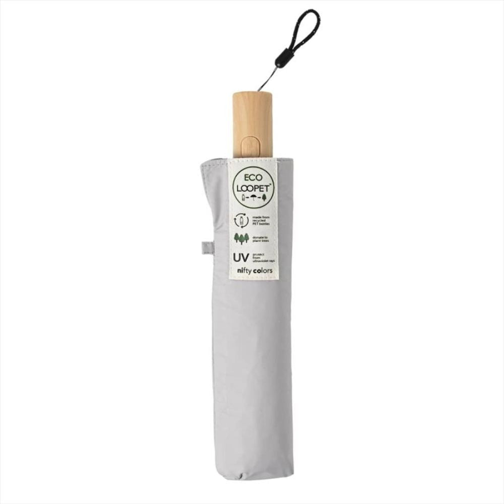 晴雨兼用 折りたたみ傘 58cm エコルーペット 16627SD 【直送品】 返品・キャンセル・他商品と同時購入は不可