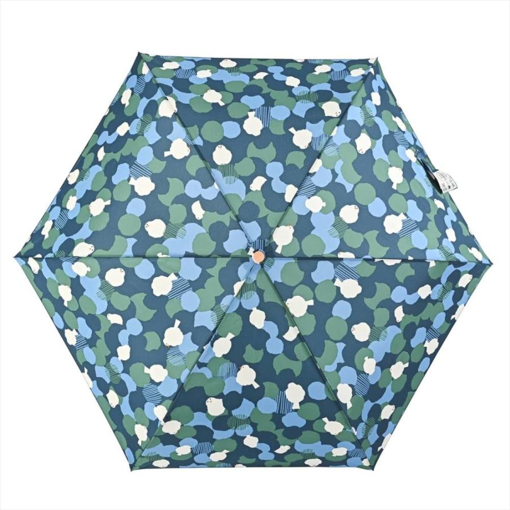晴雨兼用 折りたたみ傘 58cm エコルーペット 17341GR 【直送品】 返品・キャンセル・他商品と同時購入は不可