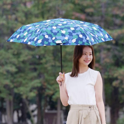 晴雨兼用 折りたたみ傘 58cm エコルーペット 17341GR 【直送品】 返品・キャンセル・他商品と同時購入は不可