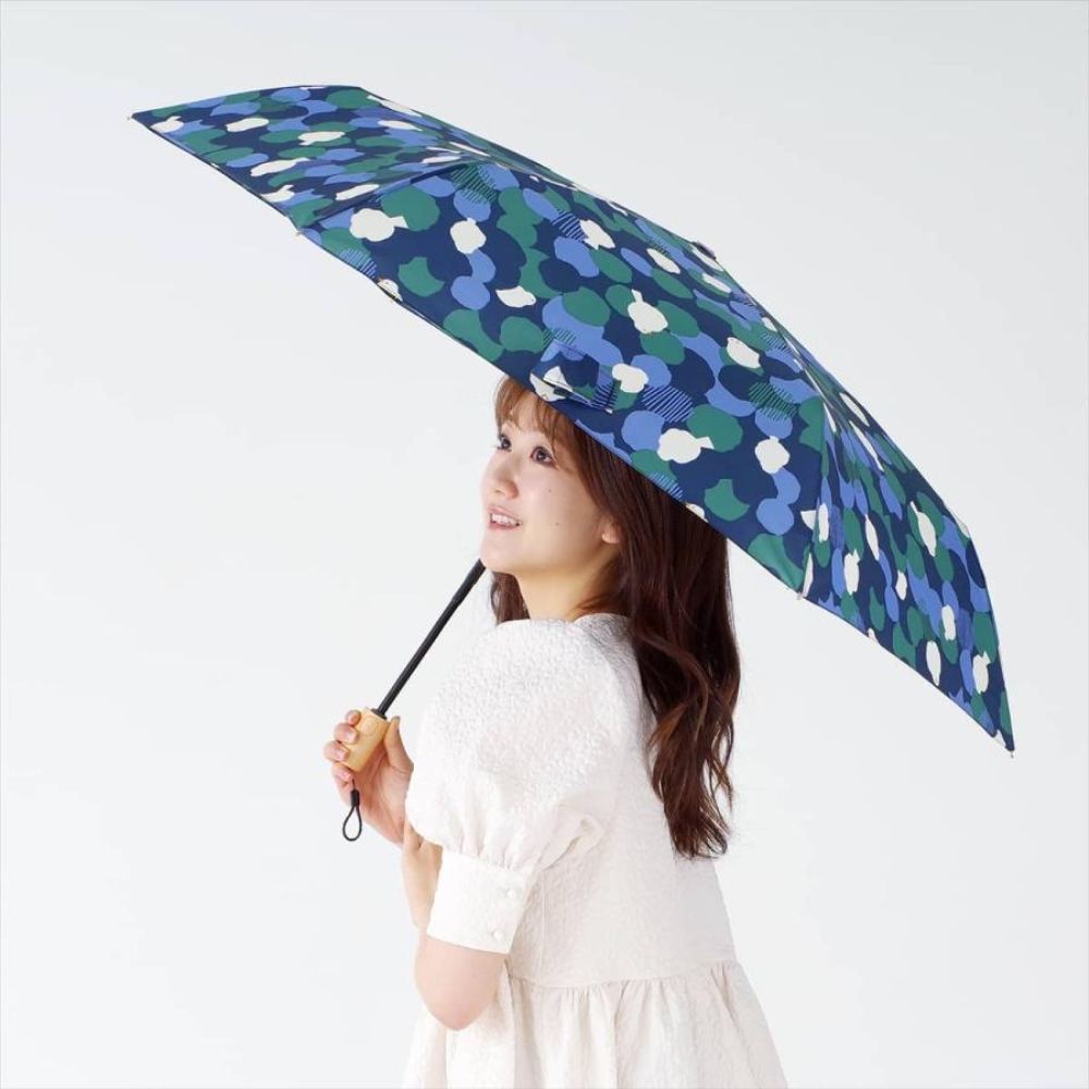 晴雨兼用 折りたたみ傘 58cm エコルーペット 17341GR 【直送品】 返品・キャンセル・他商品と同時購入は不可