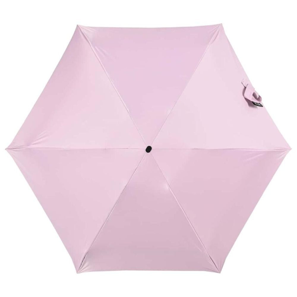 Rain and Shine Folding Umbrella 55cm Peach Drop UV Protection 52005PK