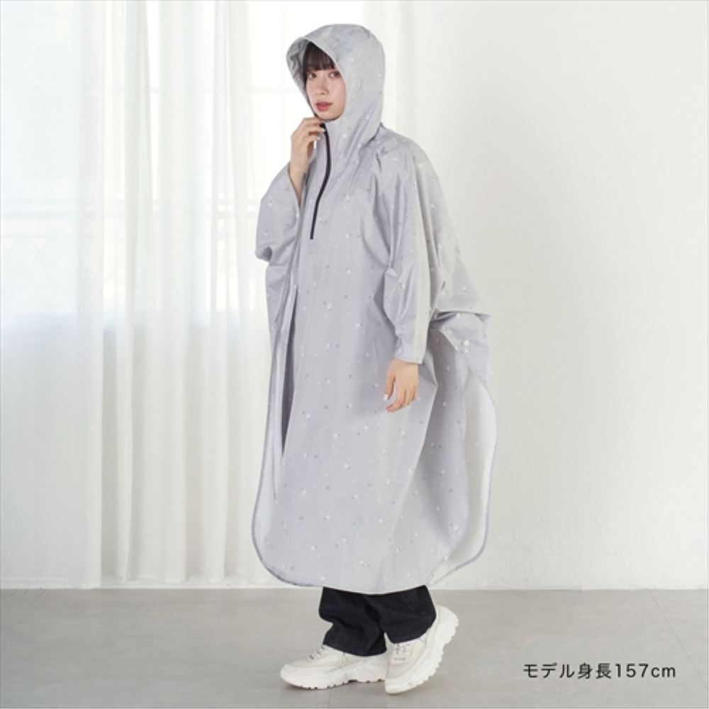 Shimaenaga Poncho Gray 60531GY