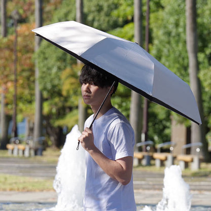 Rain and Shine Long Umbrella 65cm Peach Drop UV Protection 51985GY