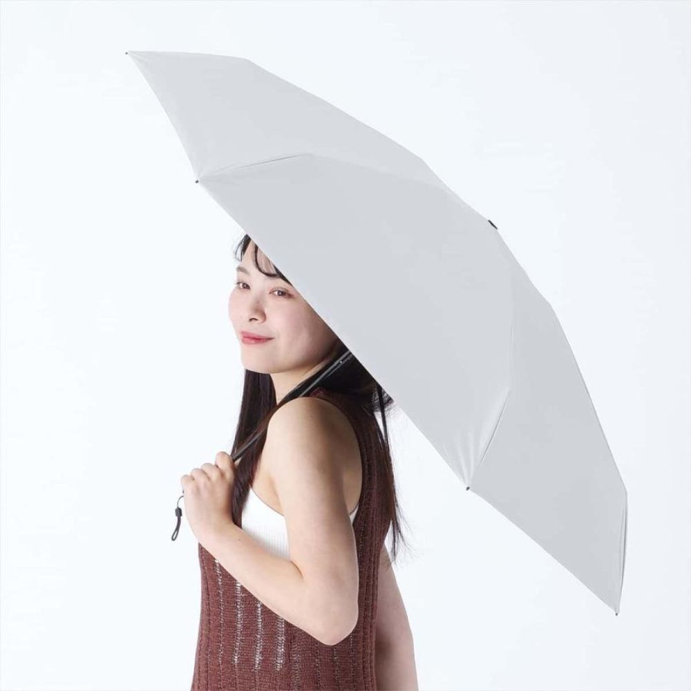 Rain and Shine Folding Umbrella 55cm Peach Drop UV Protection 52006GY