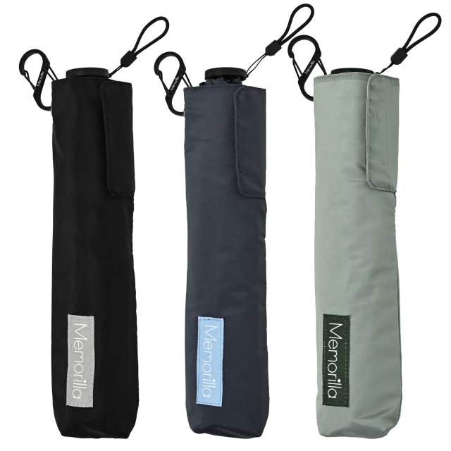 Shape Memory Big Size Folding Umbrella - Memorilla Lightweight 60cm BK