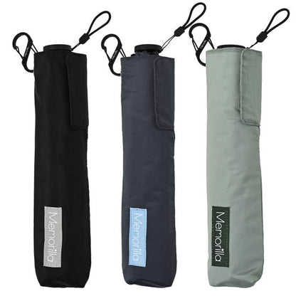 Shape Memory Big Size Folding Umbrella - Memorilla Lightweight 60cm BK