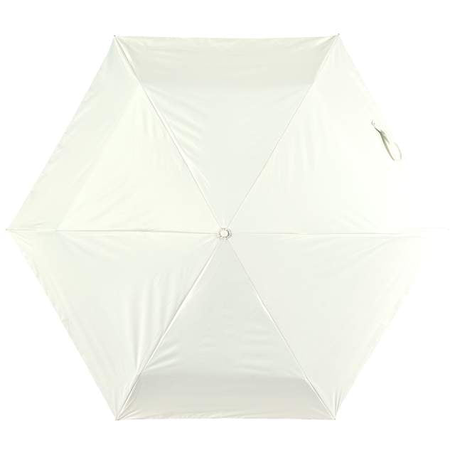 100% UV Protection Folding Umbrella - Solarni Lightweight 50cm Off White