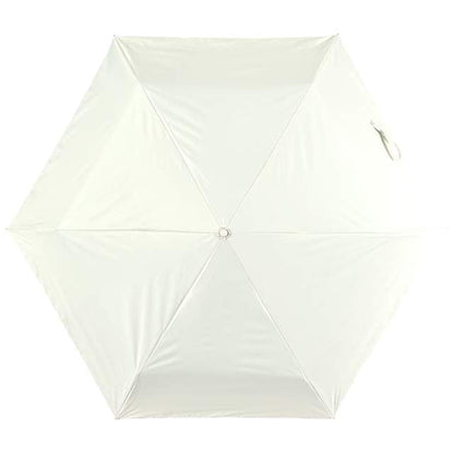 100% UV Protection Folding Umbrella - Solarni Lightweight 50cm Off White