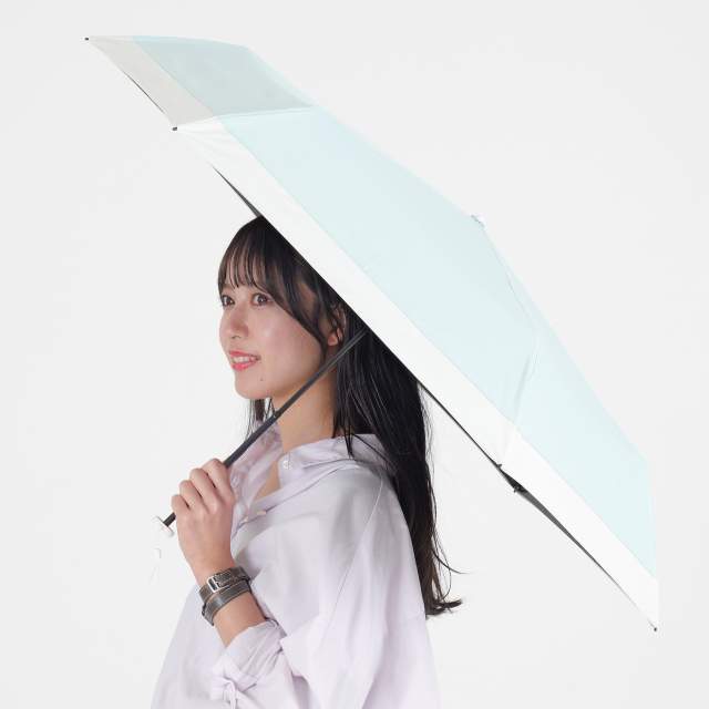 Premium Blackout Folding Umbrella Solani Bi-Color Lightweight 50cm MG