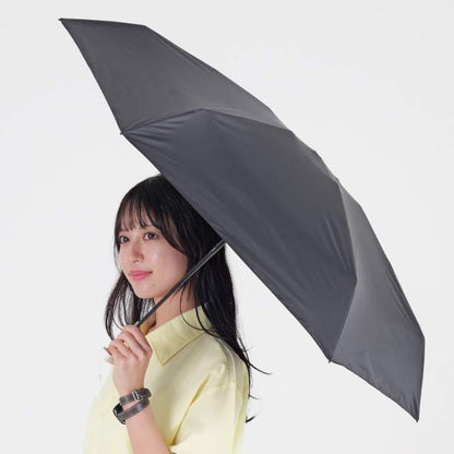 Premium Blackout Folding Umbrella Solani Minimum Lightweight 50cm BK