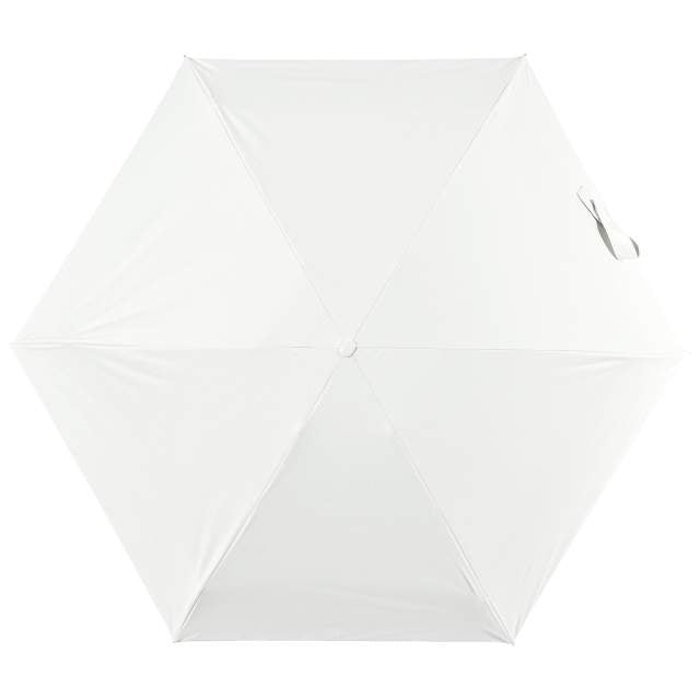 Premium Blackout Folding Umbrella Solani Minimum Lightweight 50cm Off White