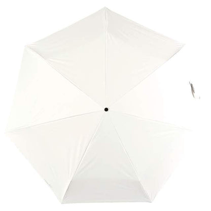 BIG Size UV Folding Umbrella Solani Lightweight 60cm Off White