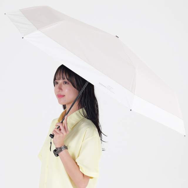 BIG Size UV Rain Folding Umbrella Sorani Shade Bi-Color Mini 58cm BG