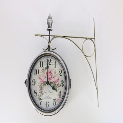 Wall Clock Rose 38406