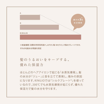 KINUJO Straight Hair Iron Black DS200