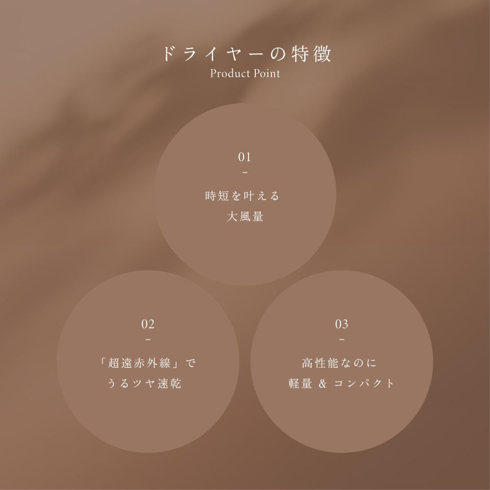 KINUJO Hair Dryer White KH301