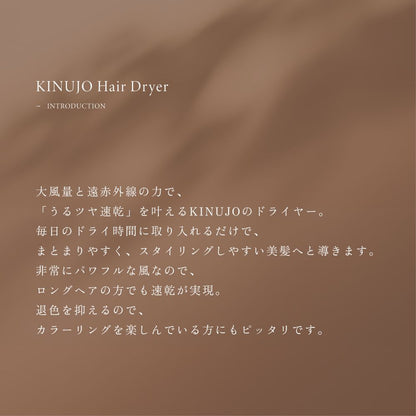 KINUJO Hair Dryer White KH301