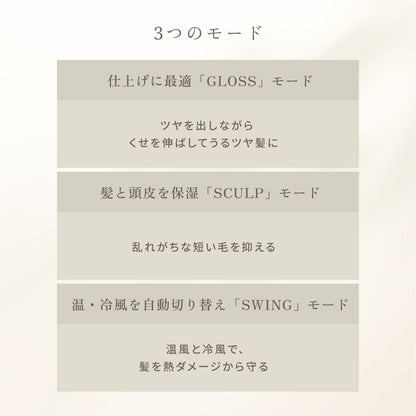 KINUJO Hair Dryer White KH301