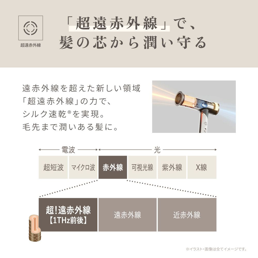 KINUJO International Hair Dryer Voyage Gold HW001