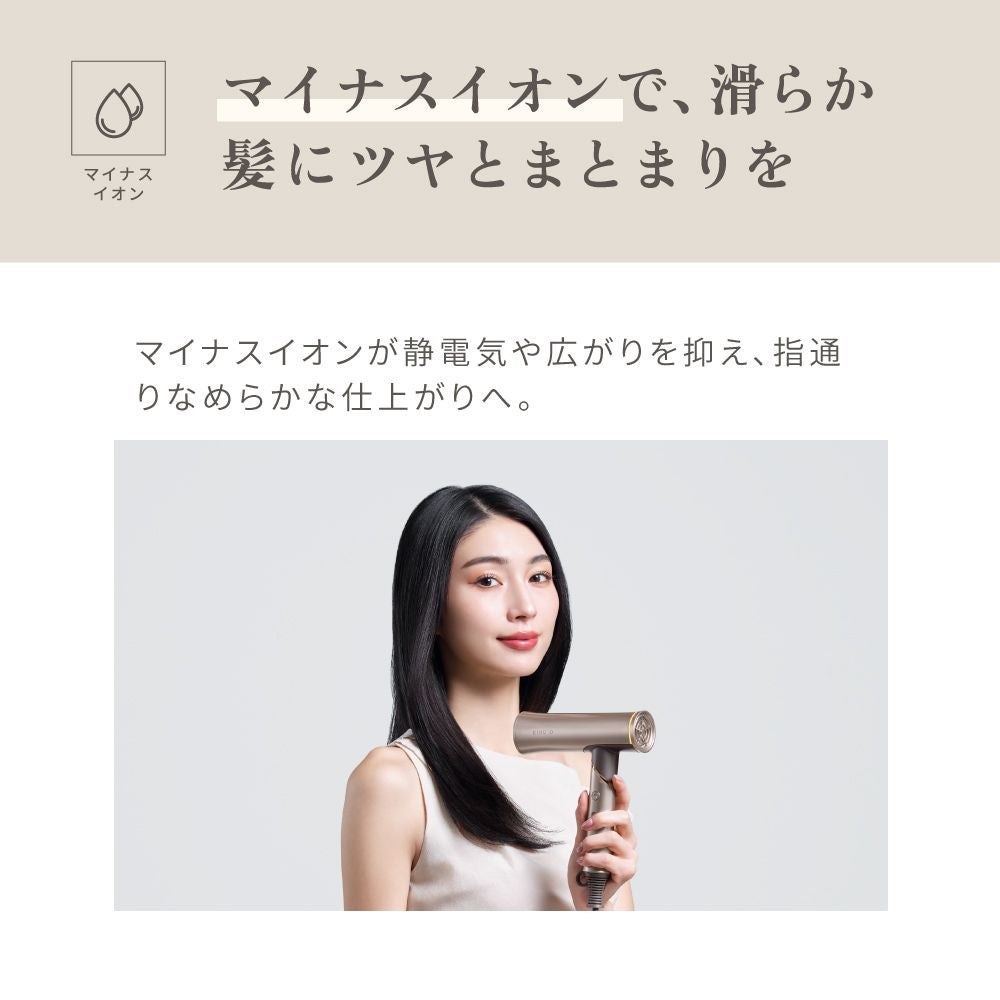 KINUJO International Hair Dryer Voyage Gold HW001