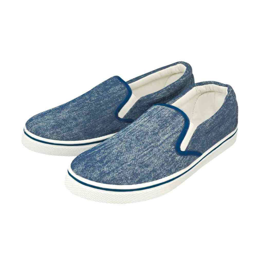 Quin Shoji Women's Slip-On Denim Blue Size M