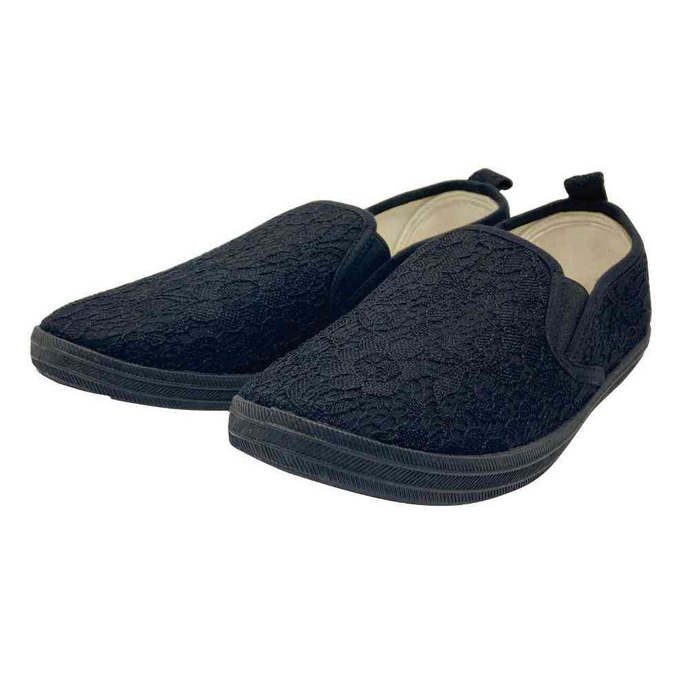 Quin Shoji Women's Slip-On Lace Black Size M