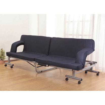 Folding Sofa Bed No Assembly Navy
