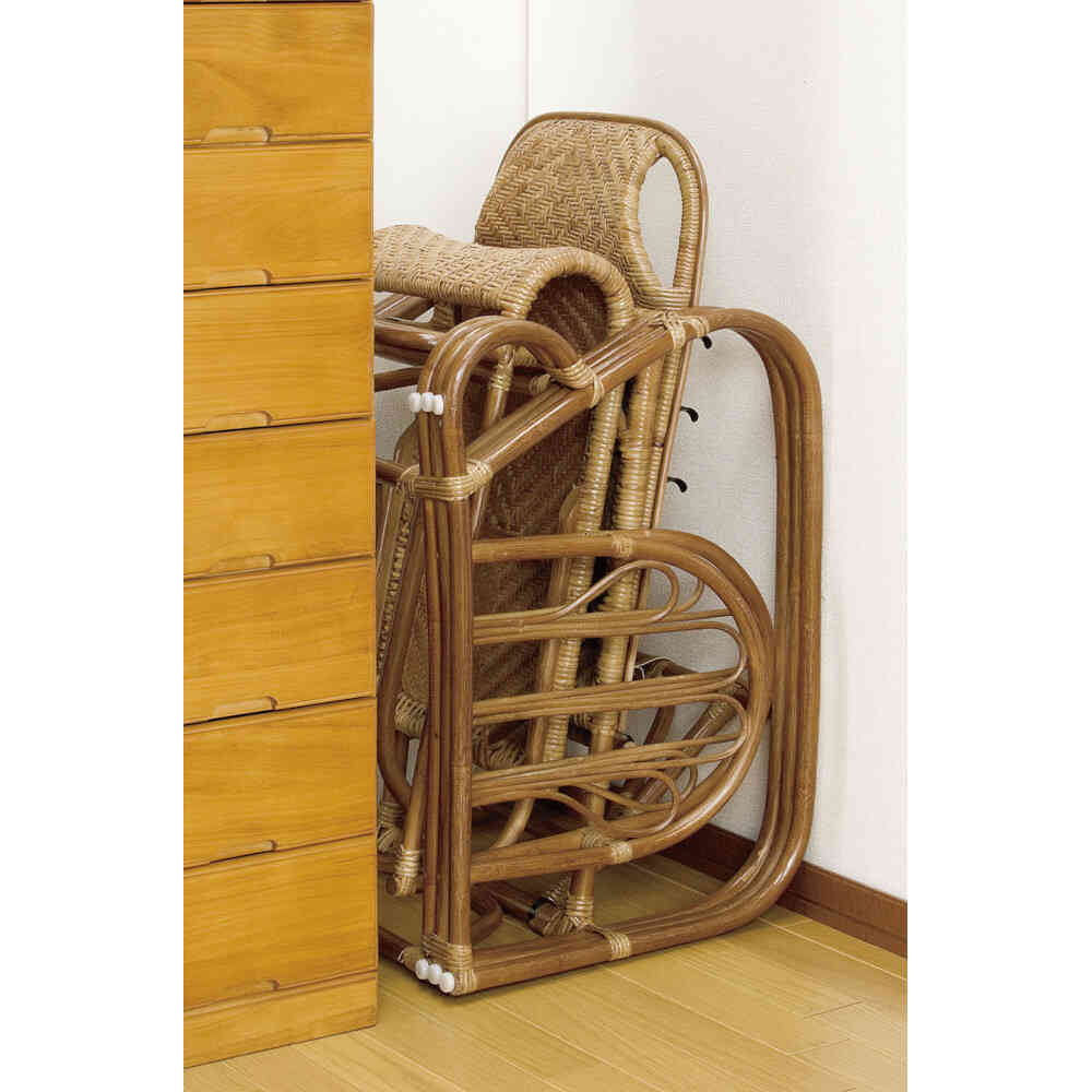 Natural Rattan Reclining Chair