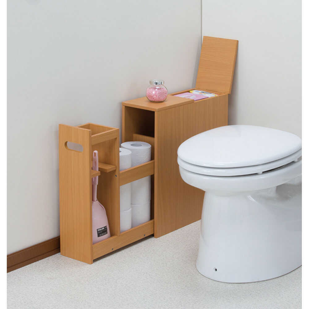 NEW Slim Slide Toilet Rack White [0351020]