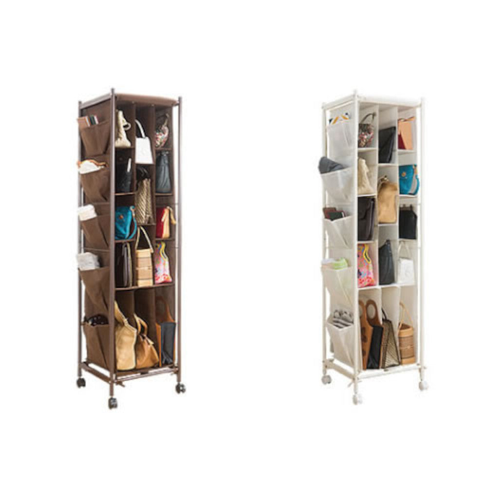Bag Storage Rack 3 Columns Brown [0394010]