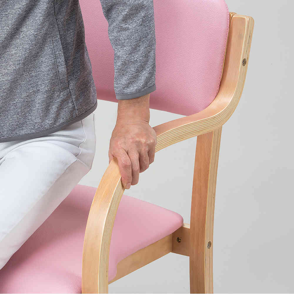 Standing Support Chair Set of 2 Beige
