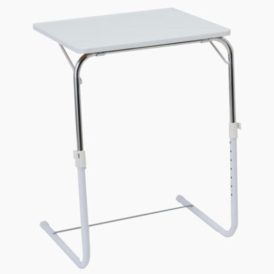Adjustable Folding Table White