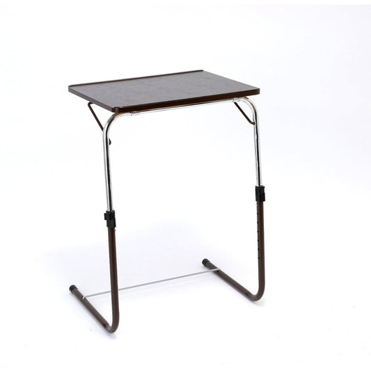 Adjustable Folding Table Brown