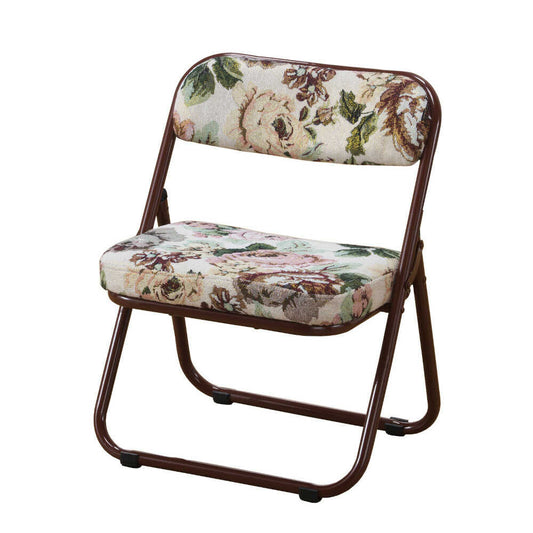 Lightweight Foldable Gobelin Pattern Low Chair Single
