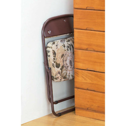 Lightweight Foldable Gobelin Pattern Low Chair Set of 2