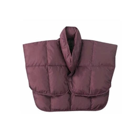 Warm Down Shoulder Wrap - Burgundy