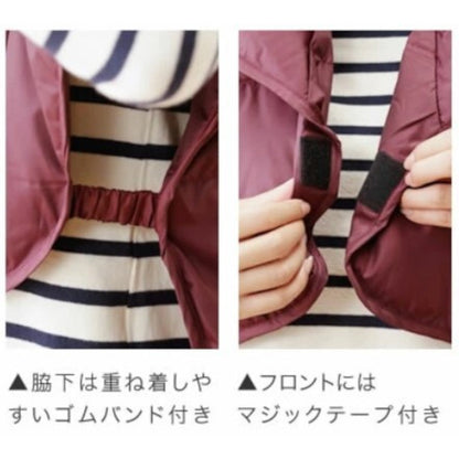 Warm Down Shoulder Wrap Set of 2 Navy + Burgundy