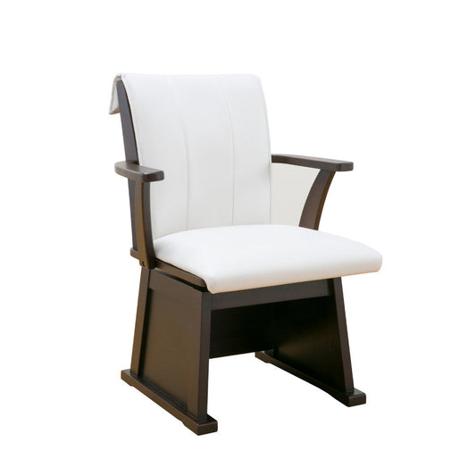 Natural Wood Armrest Rotating Kotatsu Chair