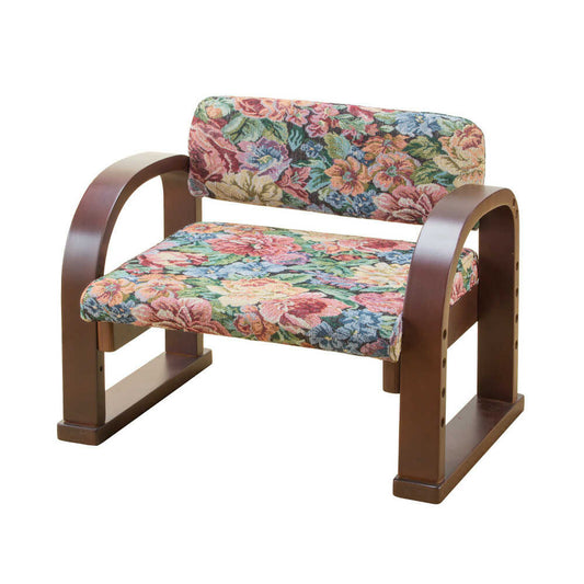 Natural Wood Easy Stand-Up Chair Gobelin
