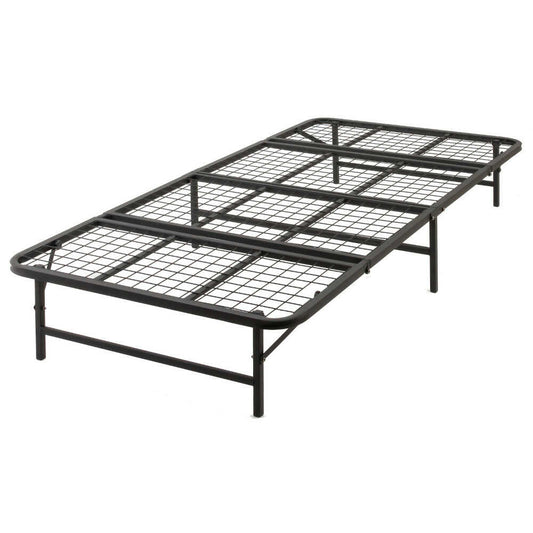 Foldable Storage Pipe Bed - Single - Black