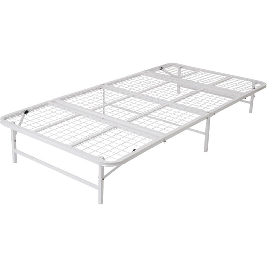 Foldable Storage Pipe Bed - Single - White