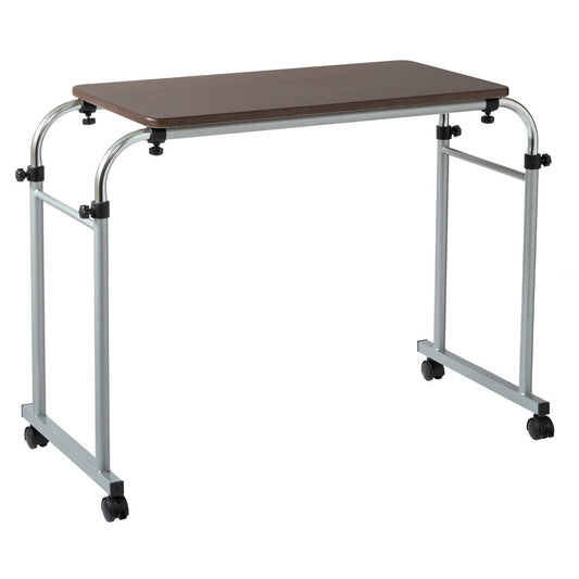 Adjustable Free Table Dark Brown