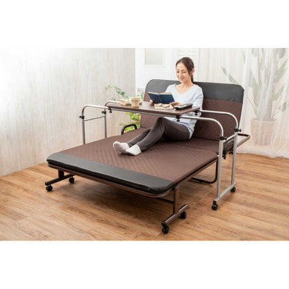 Adjustable Free Table Dark Brown
