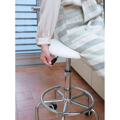 Easy Height Adjustable Rotating Chair - Black
